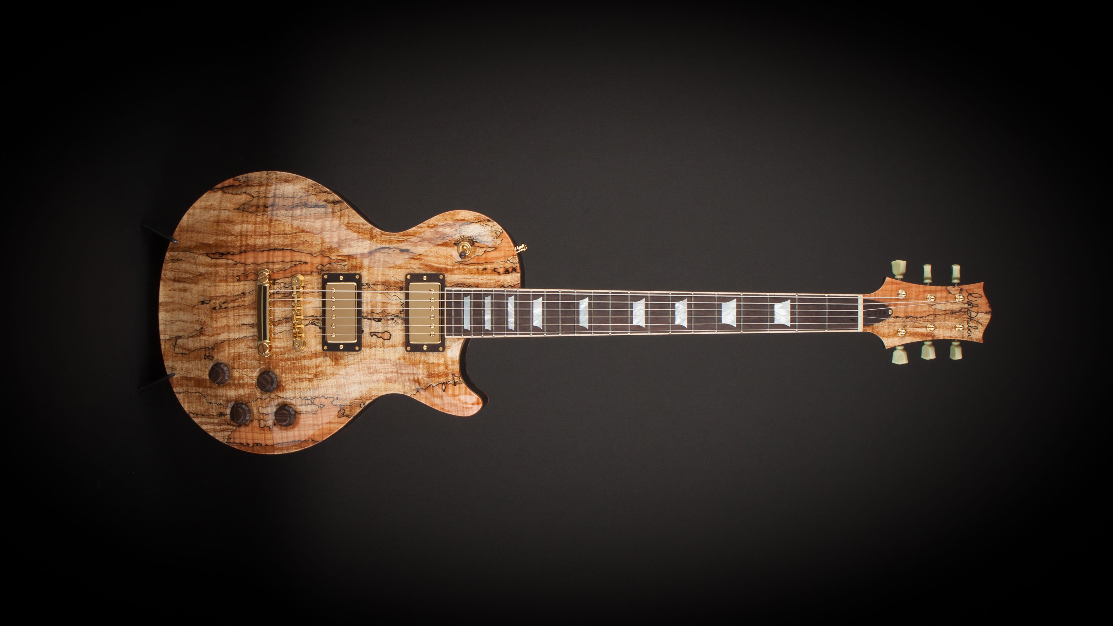 Nik Huber Orca 59 Spalted Maple with Brazilian Fingerboard #72495
