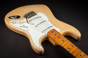 Fender Custom Shop: Stratocaster '55 Namm Ltd Journeyman Relic Aged White Blonde #CZ527798