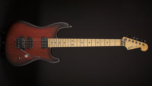 Luxxtone Guitars El Machete 22 Rustic Red Burst #0101