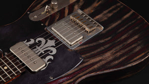 Palir Guitars:Mojo Titan Cardinal Red over Sonic Blue #612196