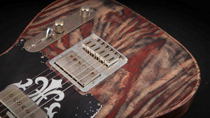 Palir Guitars Mojo Titan Cardinal Red over Sonic Blue #811711