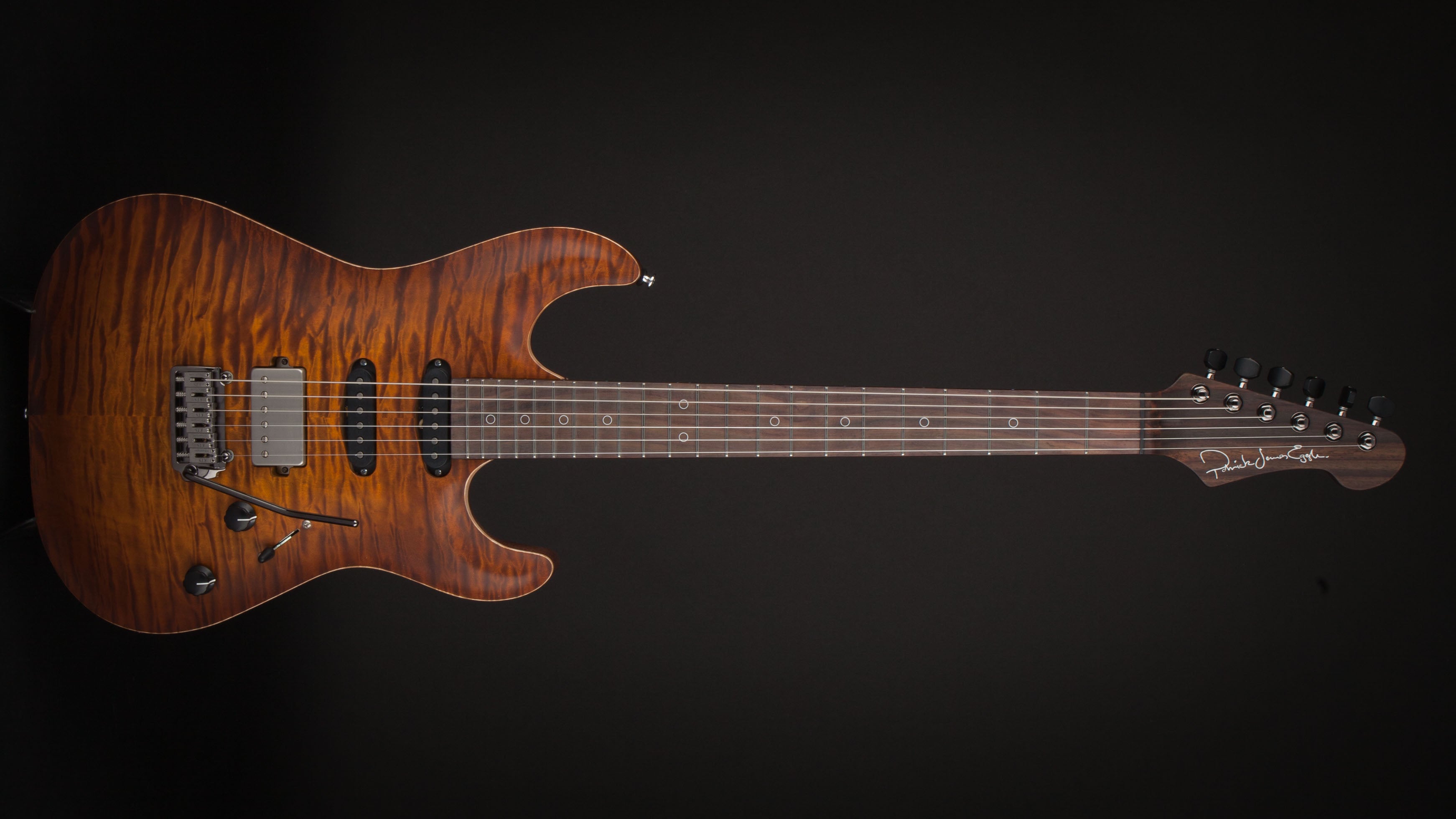 Patrick James Eggle 96 Carved Maple Top with Rosewood Neck #11374