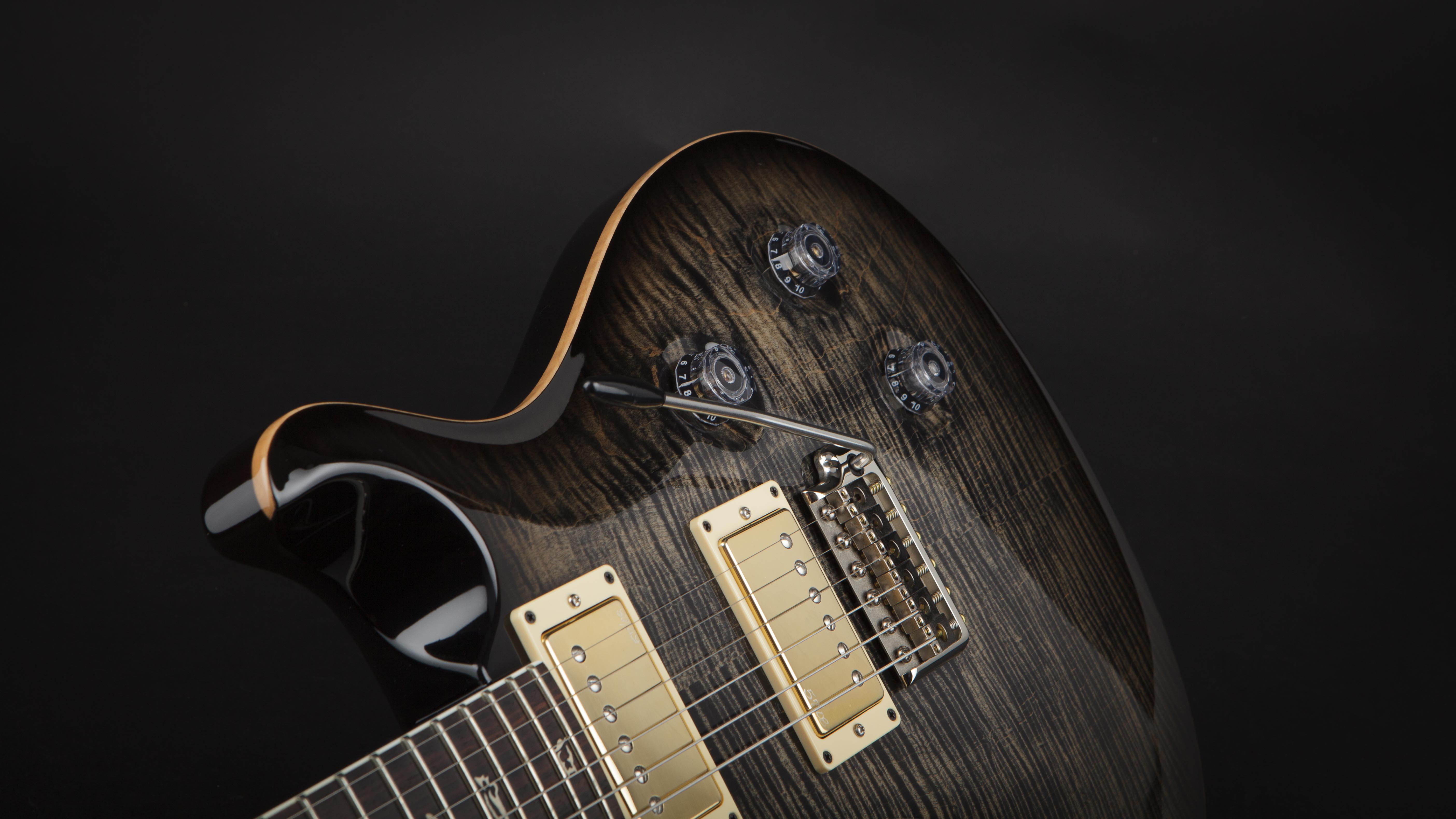PRS Guitars: Custom 24 25th Anniversary Charcoal Burst 10 Top #160716