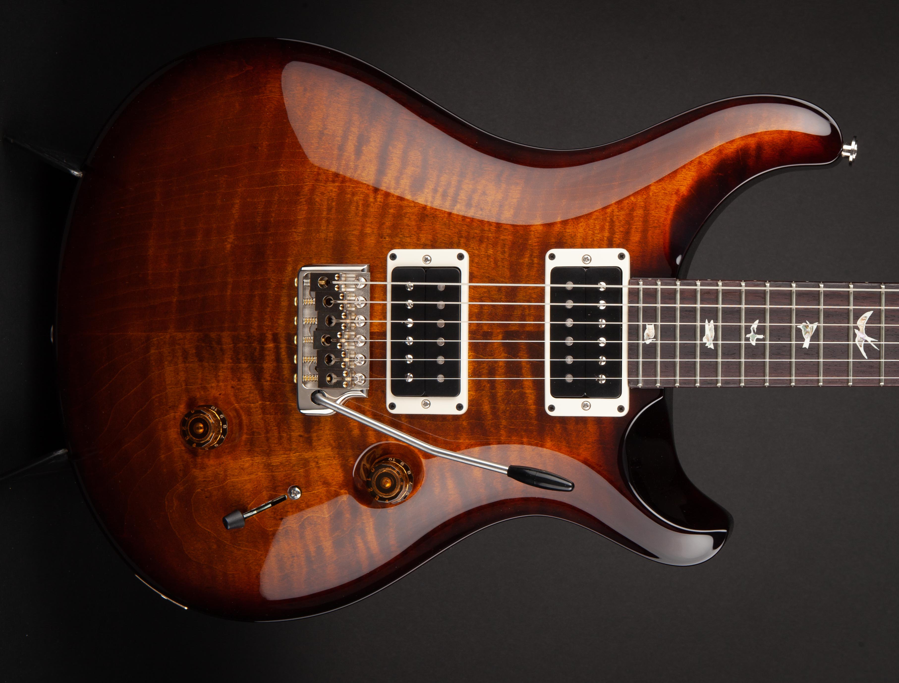 PRS Guitars:Custom 24 Black Gold Burst #256641