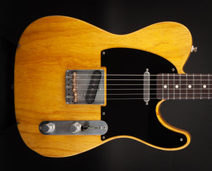 Smitty Guitars 50's T Butterscotch with Mastergrade Roasted Flame Maple Neck