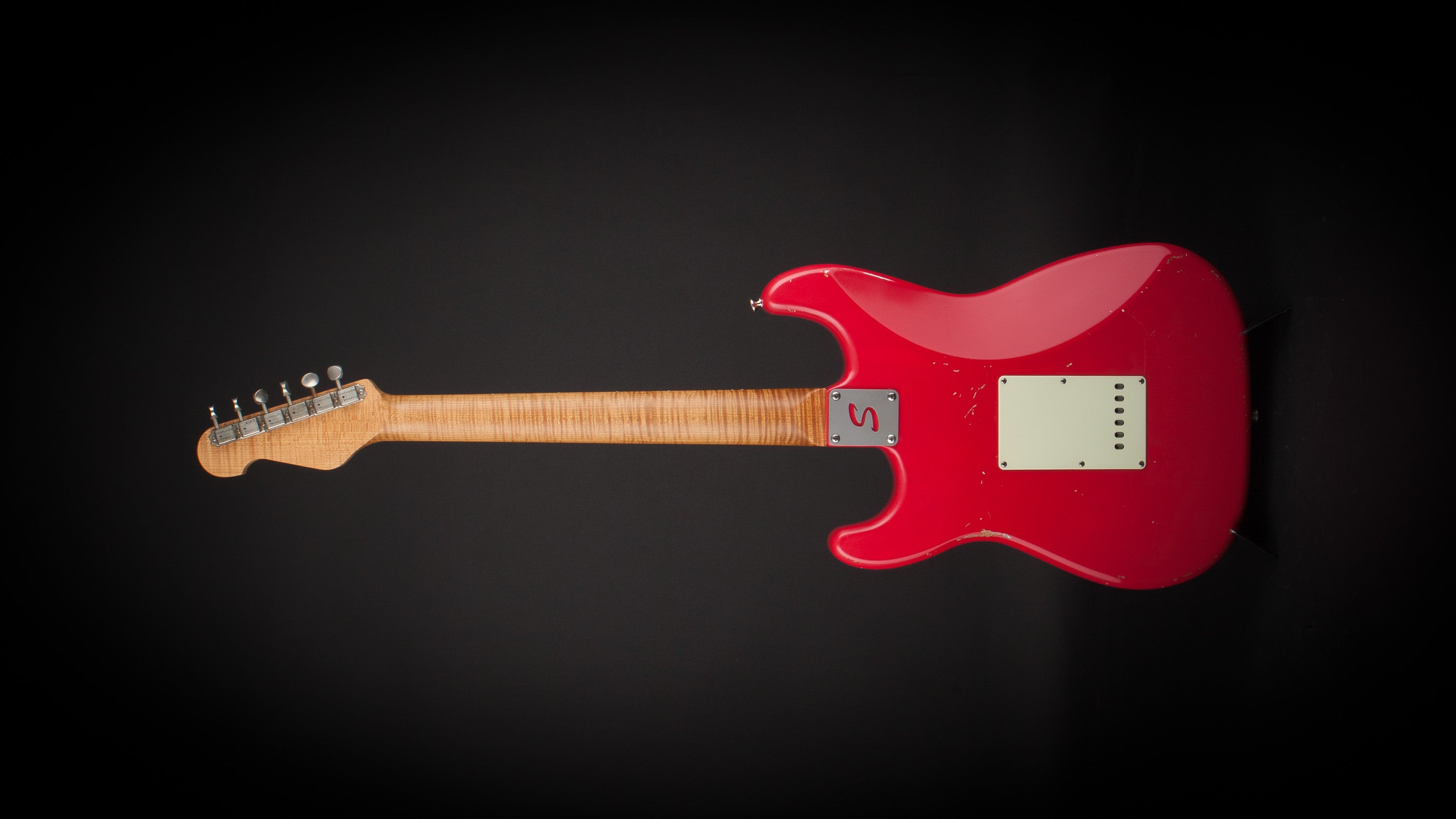 Smitty Guitars: Classic S Faded Fiesta Red with Brazilian Fretboard