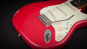 Smitty Guitars: Classic S Faded Fiesta Red with Brazilian Fretboard