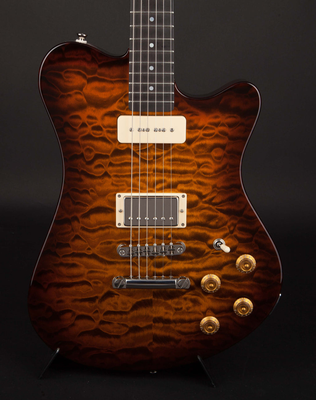 Smitty Guitars: Model 2 Quilt with Mastergrade Quilt Maple Neck