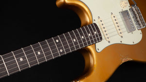 Smitty Guitars Classic S Gold over Sunburst